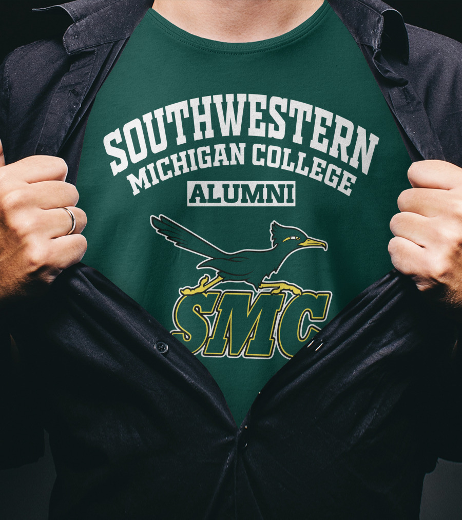 Southwestern Michigan College Alumni SMC Bird T-Shirt
