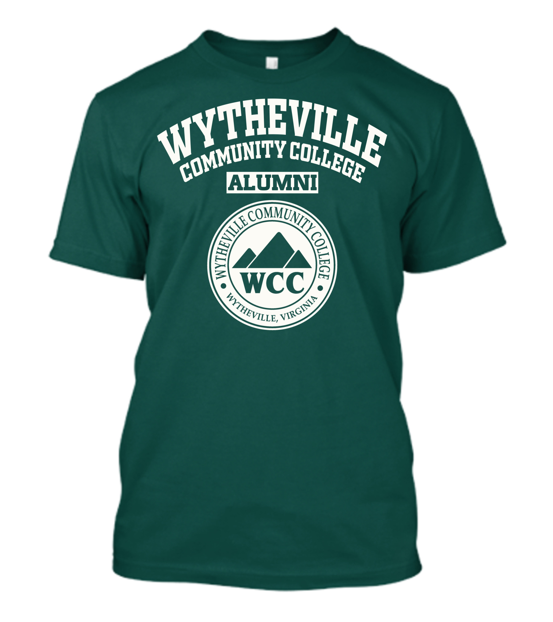 Wytheville Community College Alumni Wcc Mountain Seal Wytheville Virginia T-Shirt