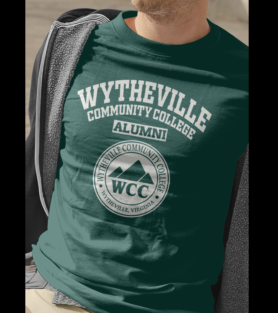 Wytheville Community College Alumni Wcc Mountain Seal Wytheville Virginia T-Shirt