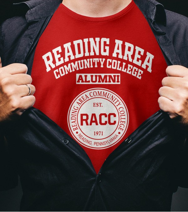 Reading Area Community College Alumni RACC Est. 1971 Reading Pennsylvania T-Shirt