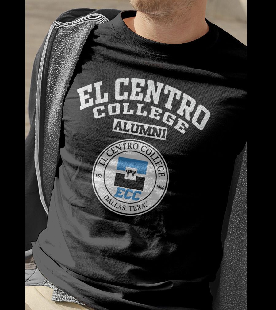 El Centro College Alumni ECC Dallas Texas Est 1966 T-Shirt