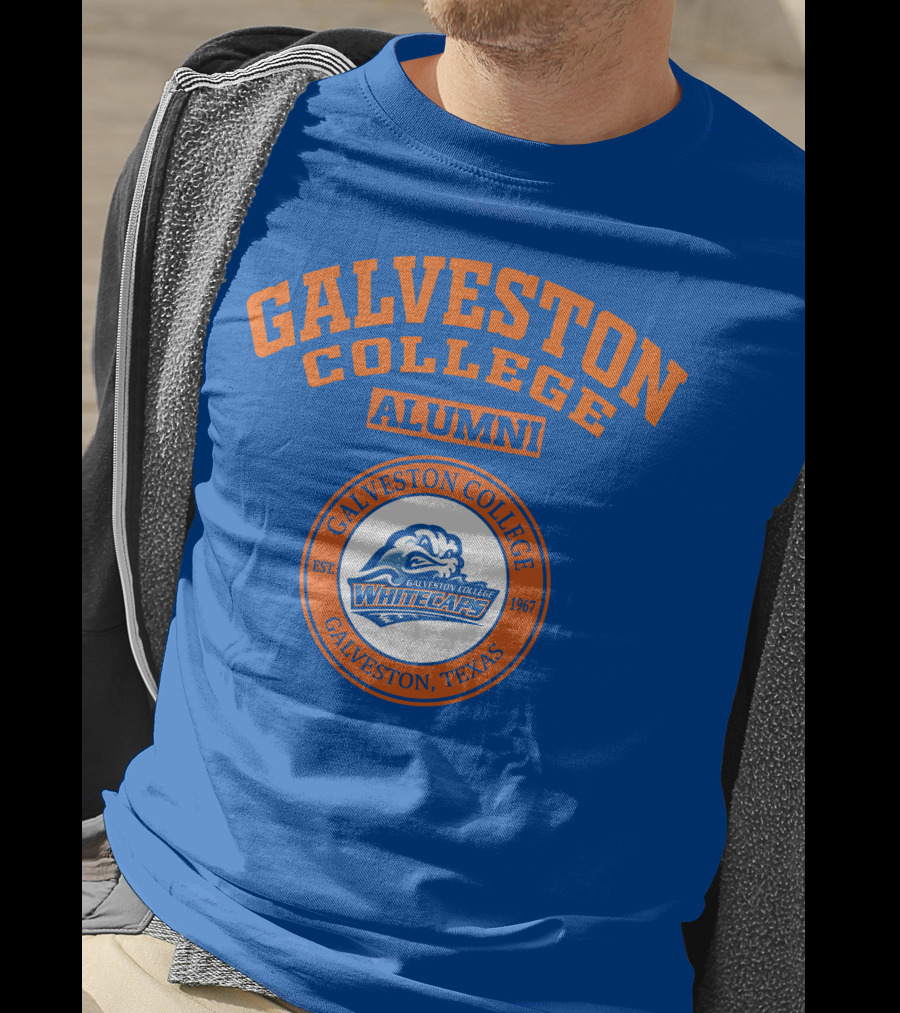 Galveston College Alumni Whitecaps Established 1967 Texas T-Shirt