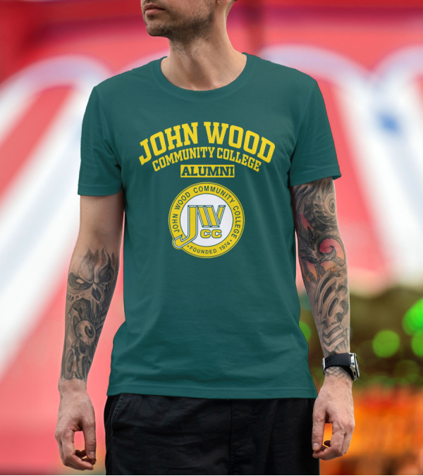 Premium T-Shirt: John Wood Community College Alumni JWCC Founded 1974 T-Shirt John Wood Community College Alumni JWCC Founded 1974 T-Shirt