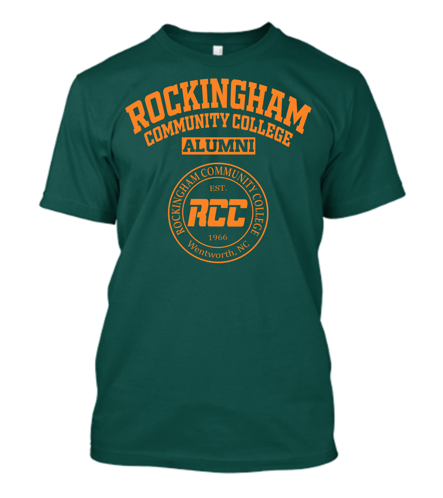 Rockingham Community College Alumni RCC Wentworth NC Est. 1966 T-Shirt