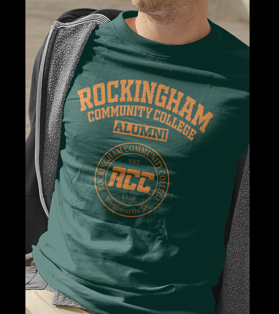 Rockingham Community College Alumni RCC Wentworth NC Est. 1966 T-Shirt