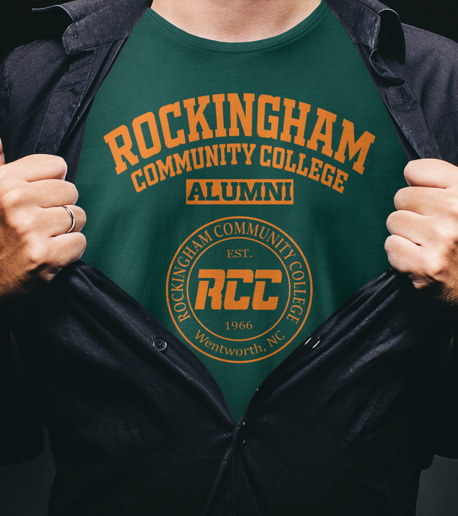 Rockingham Community College Alumni RCC Wentworth NC Est. 1966 T-Shirt