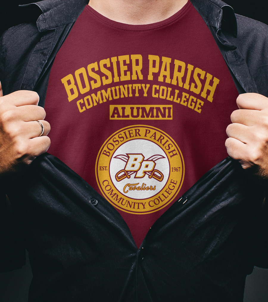 Bossier Parish Community College Alumni BP Cavaliers Est. 1967 T-Shirt