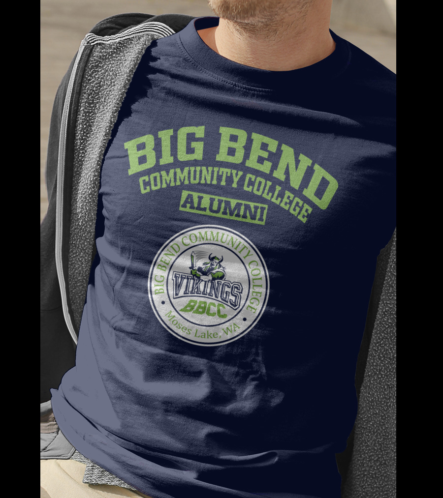 Big Bend Community College Alumni Vikings BBCC Moses Lake WA T-Shirt