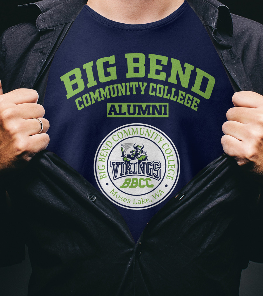 Big Bend Community College Alumni Vikings BBCC Moses Lake WA T-Shirt