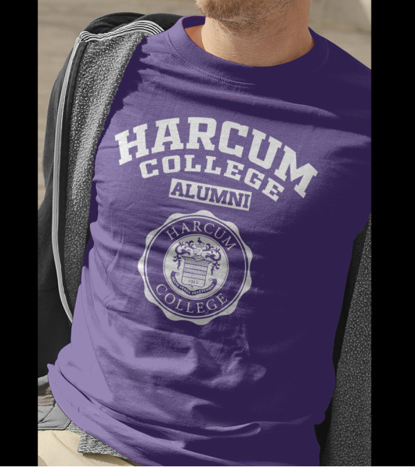 Harcum College Alumni 1915 Seal Purple T-Shirt