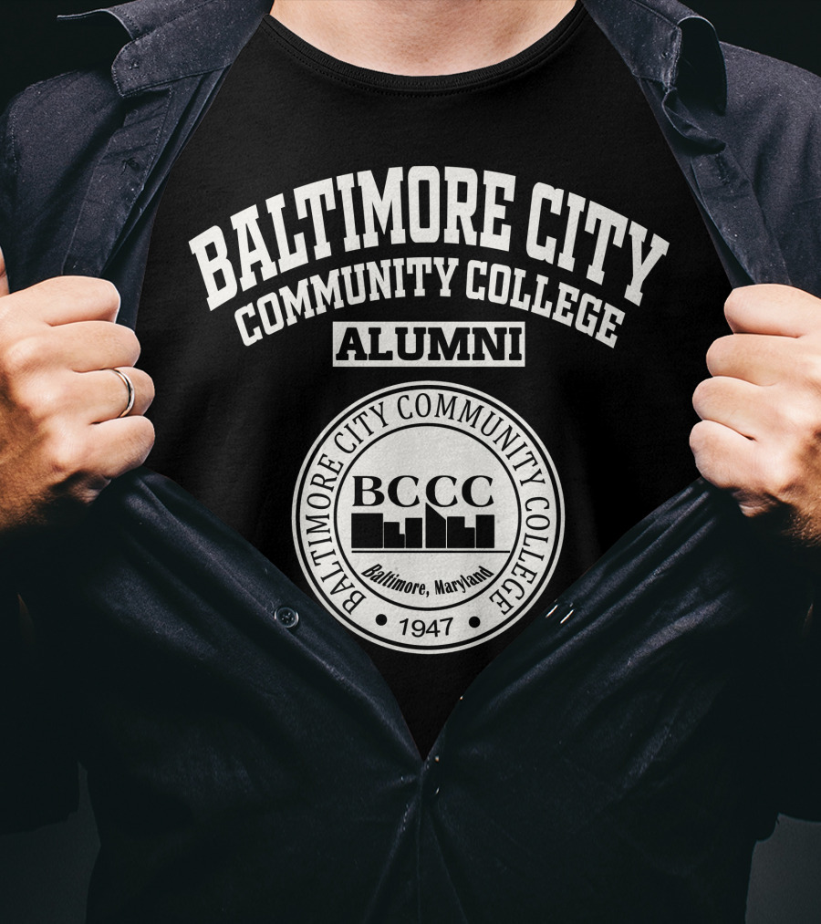 Baltimore City Community College Alumni BCCC 1947 Baltimore Maryland T-Shirt