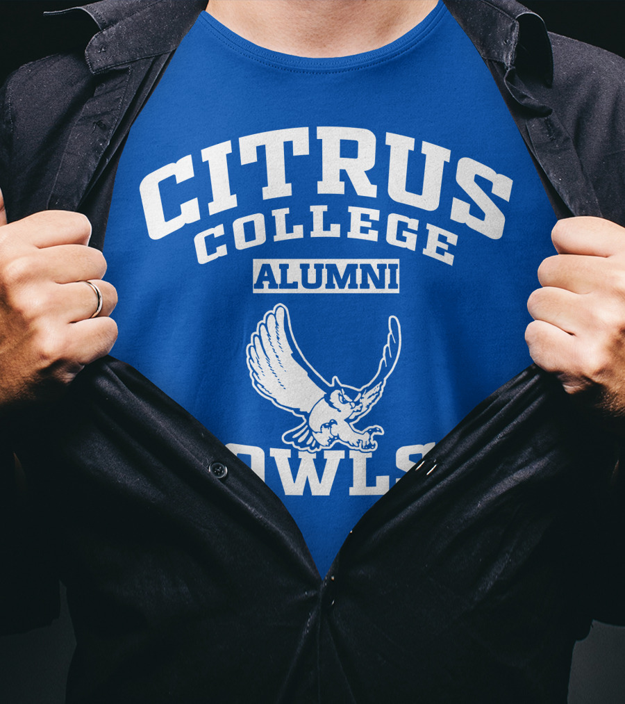 Citrus College Alumni Owls Blue T-Shirt
