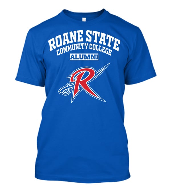 Roane State Community College Alumni With Red R Logo And Sword T-Shirt