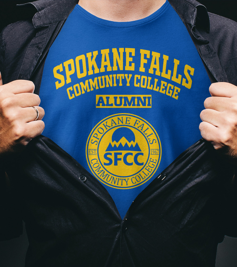 Spokane Falls Community College Alumni SFCC EST 1967 T-Shirt