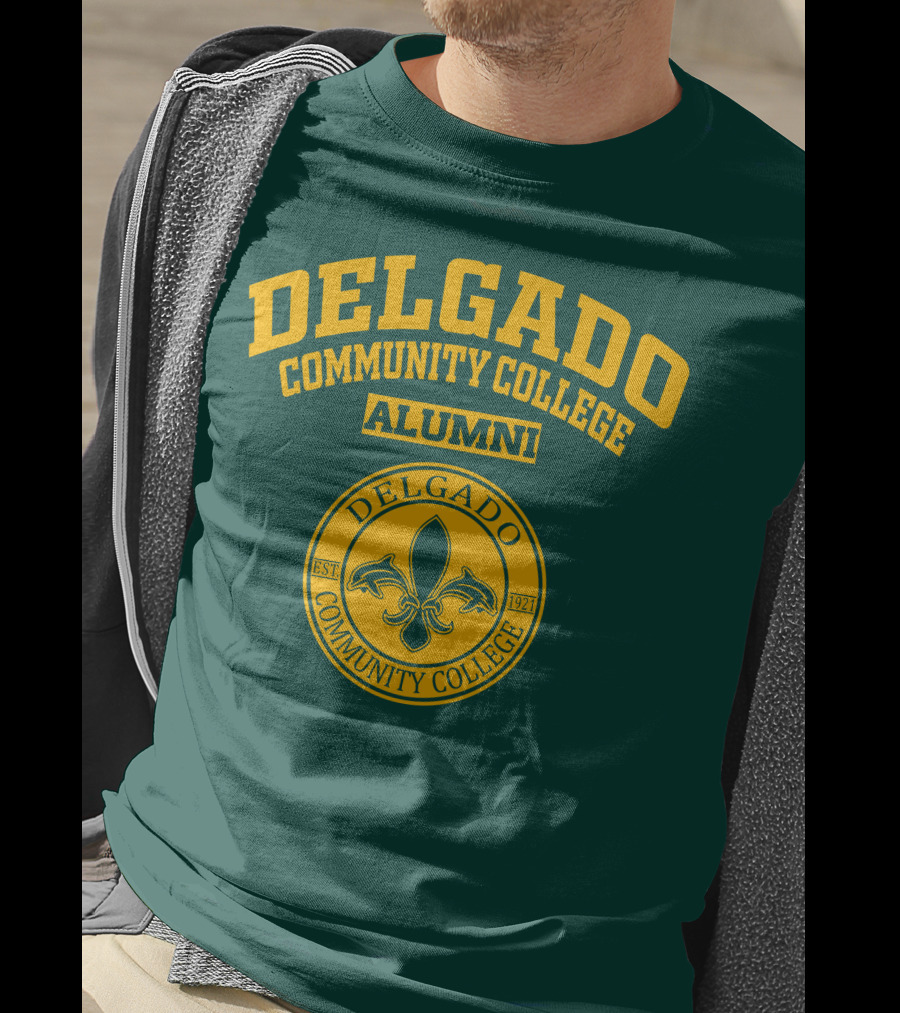 Delgado Community College Alumni EST. 1921 Fleur-de-lis T-Shirt