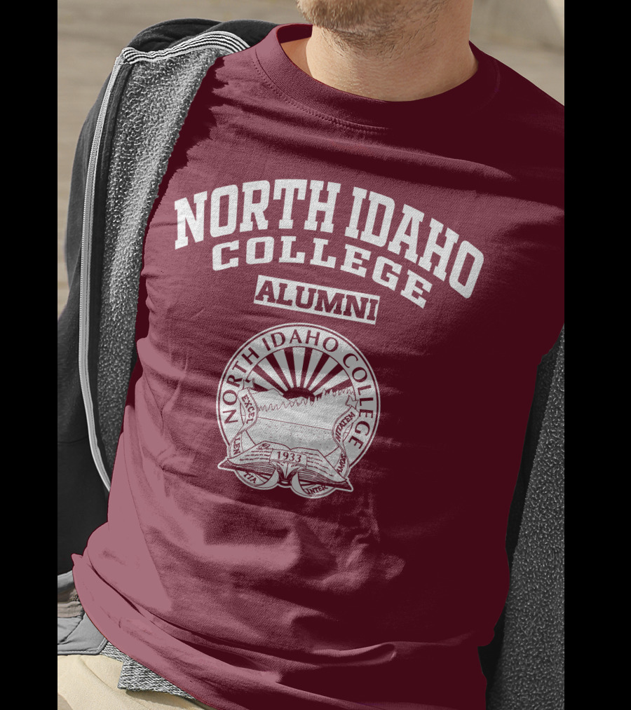 North Idaho College Alumni Est. 1933 Seal Emblem T-Shirt