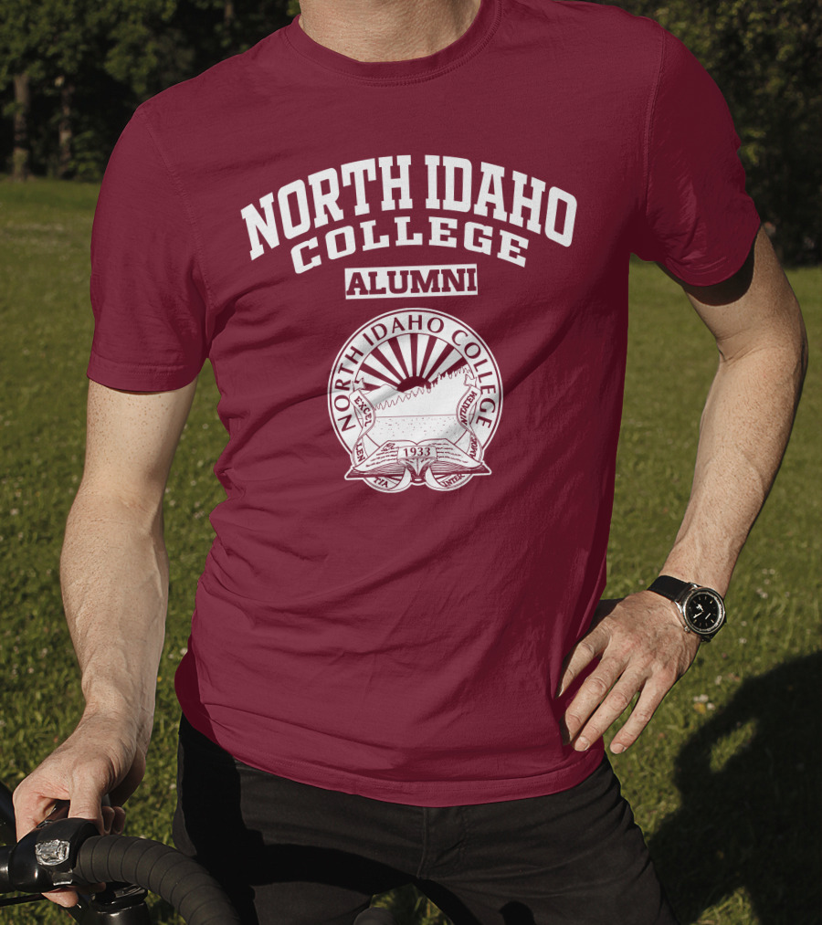 North Idaho College Alumni Est. 1933 Seal Emblem T-Shirt