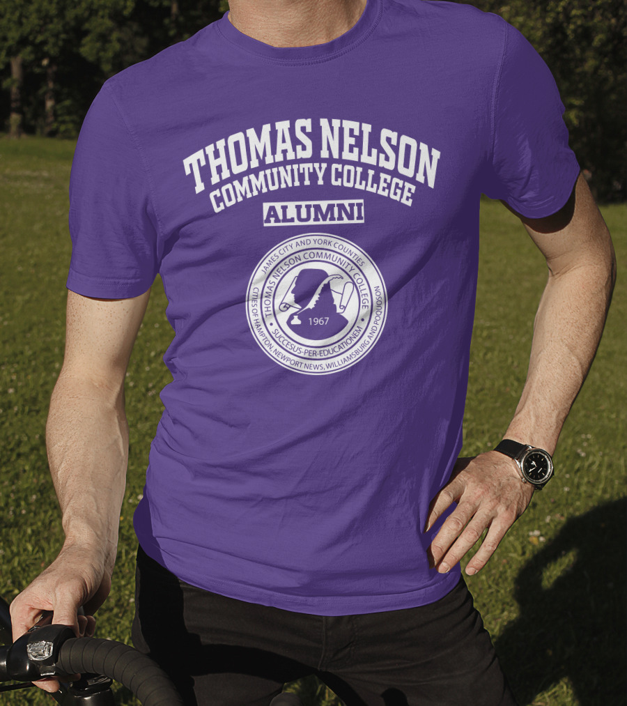 Thomas Nelson Community College Alumni 1967 Seal James City And York Counties Hampton Newport News Williamsburg Poquoson T-Shirt
