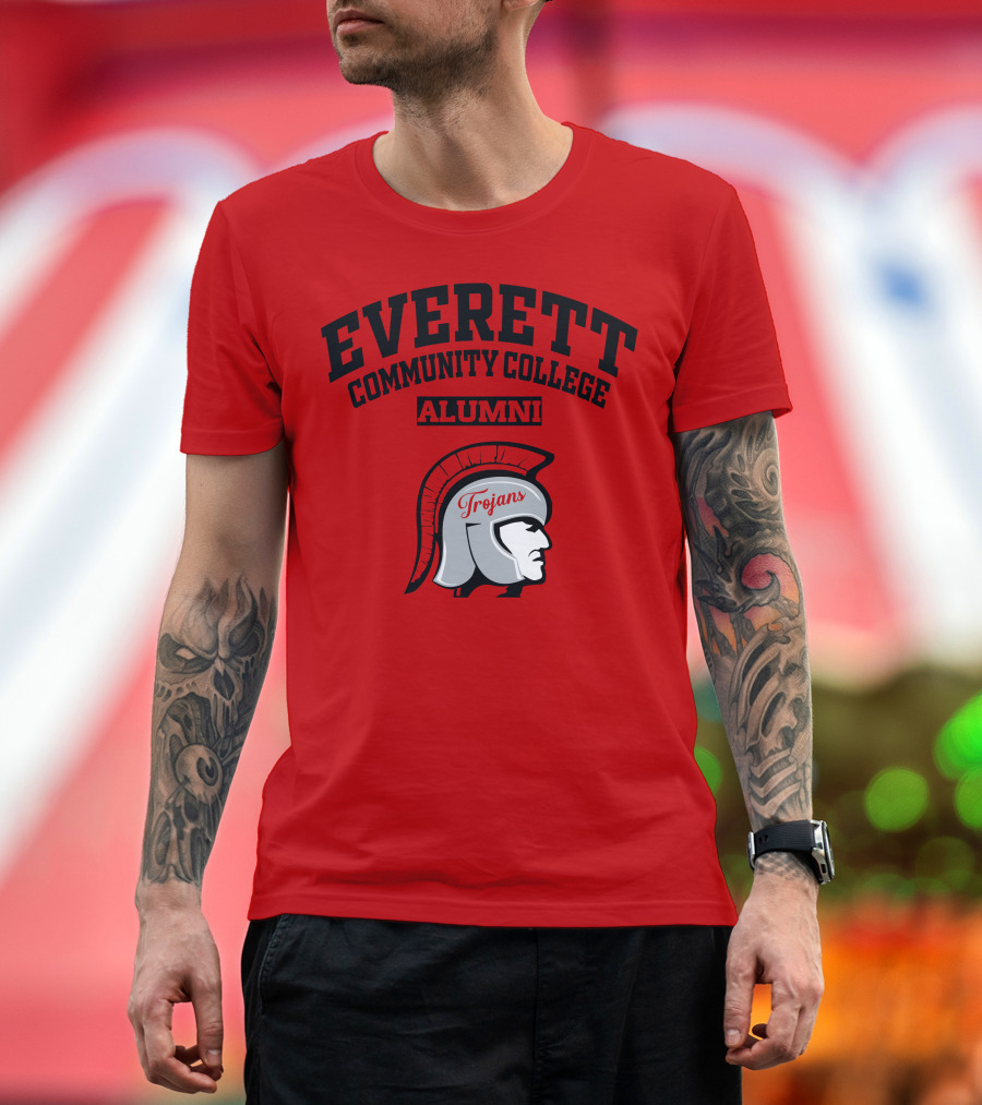 Everett Community College Alumni Trojans T-Shirt