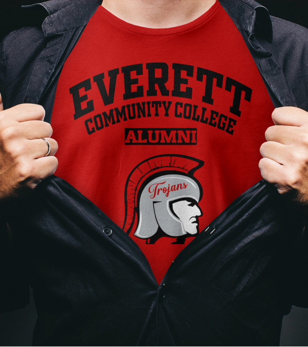 Everett Community College Alumni Trojans T-Shirt