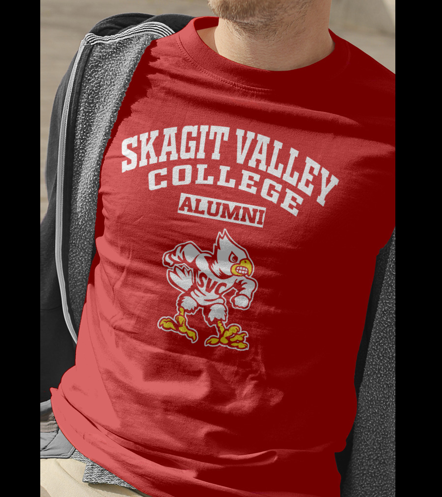 Skagit Valley College Alumni SVC Athletic Mascot T-Shirt