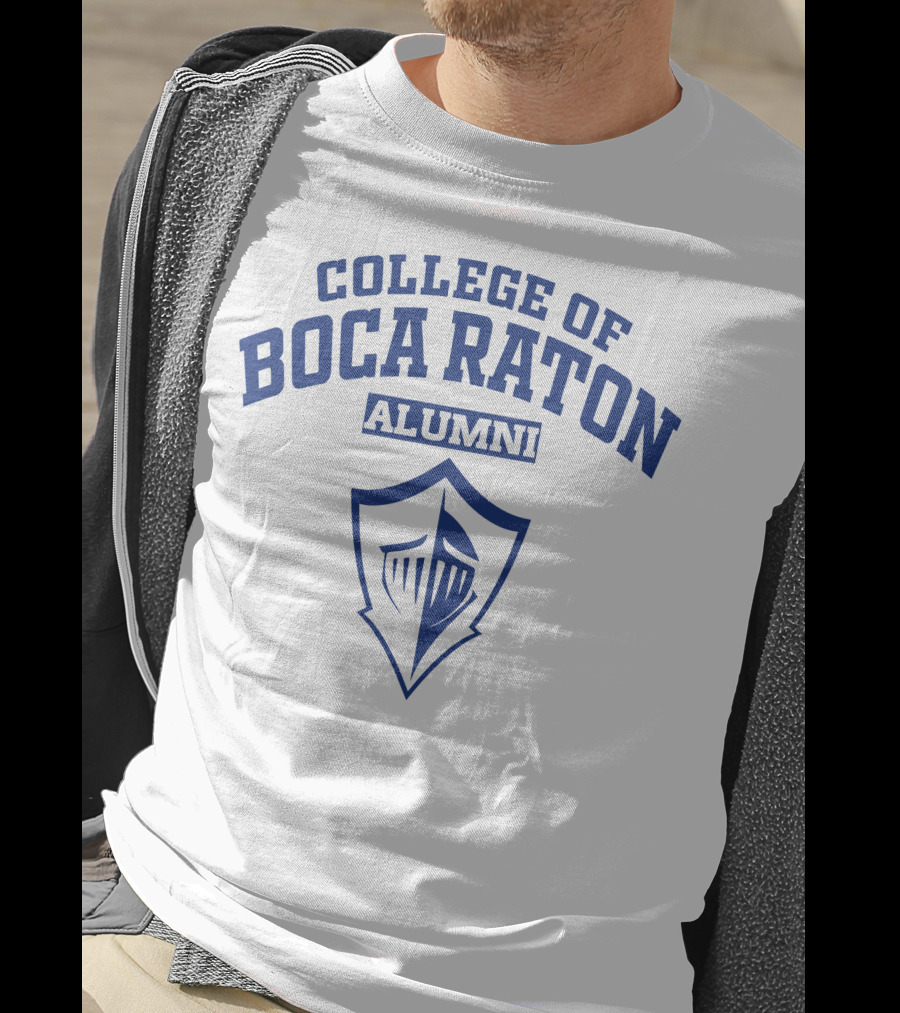 College Of Boca Raton Alumni Knight Shield T-Shirt