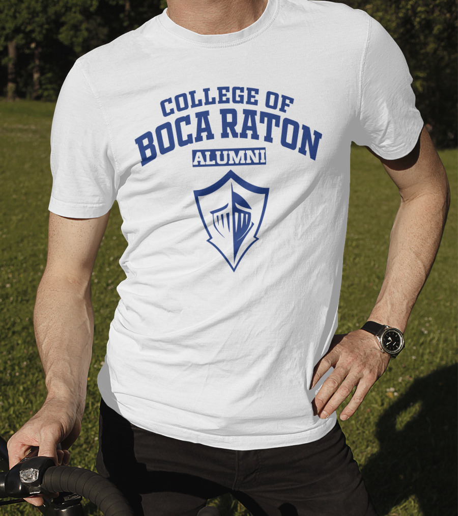 College Of Boca Raton Alumni Knight Shield T-Shirt