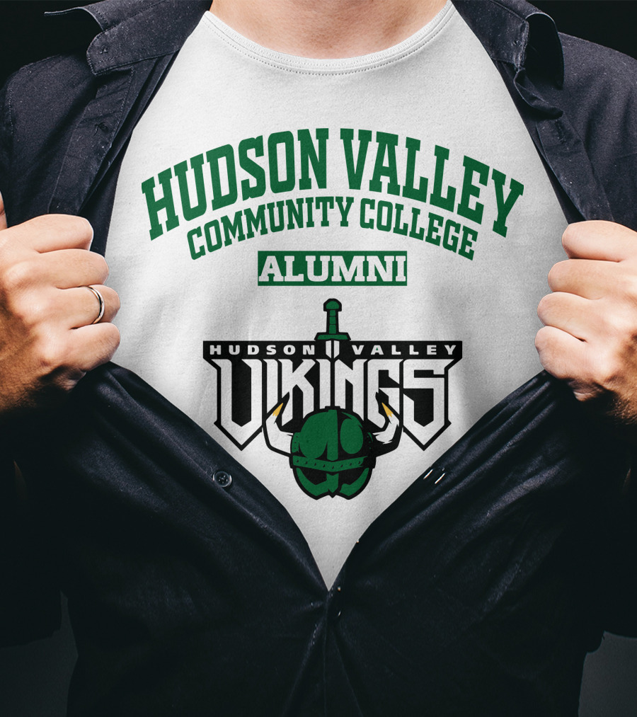 Hudson Valley Community College Alumni Vikings T-Shirt