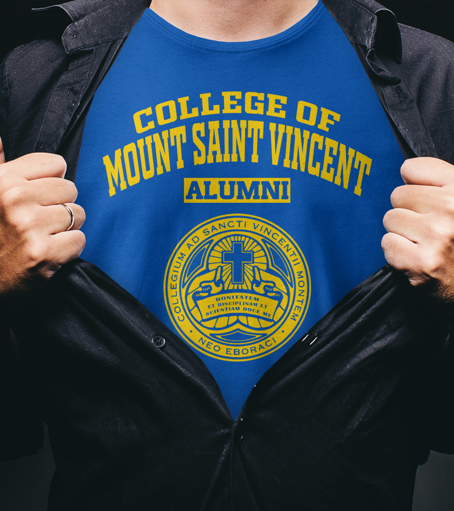 College Of Mount Saint Vincent Alumni Collegium Ad Sancti Vincentii Montem Neo Eboraci T-Shirt