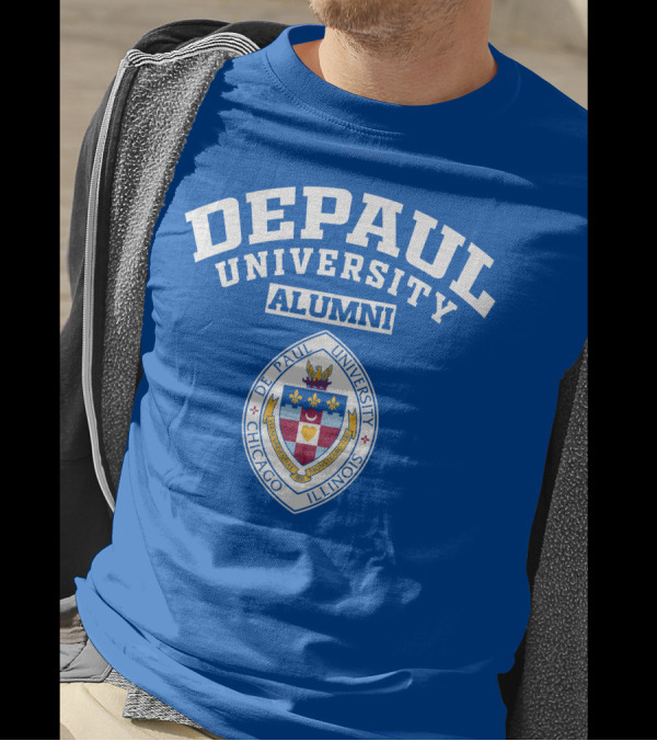 DePaul University Alumni Chicago Illinois Crest T-Shirt