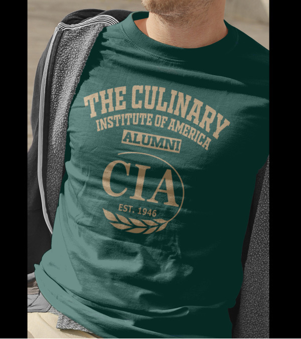 The Culinary Institute Of America Alumni CIA Est. 1946 T-Shirt