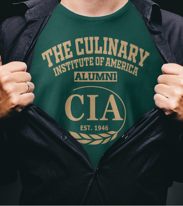 The Culinary Institute Of America Alumni CIA Est. 1946 T-Shirt