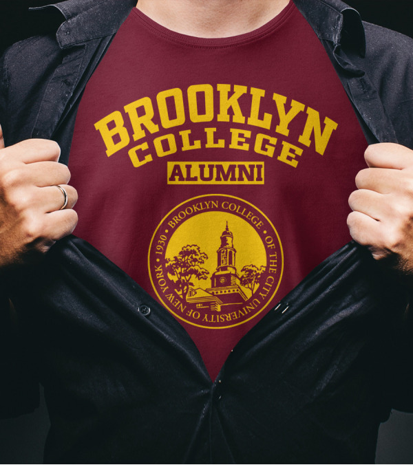 Brooklyn College Alumni 1930 Seal University Of The City Of New York T-Shirt