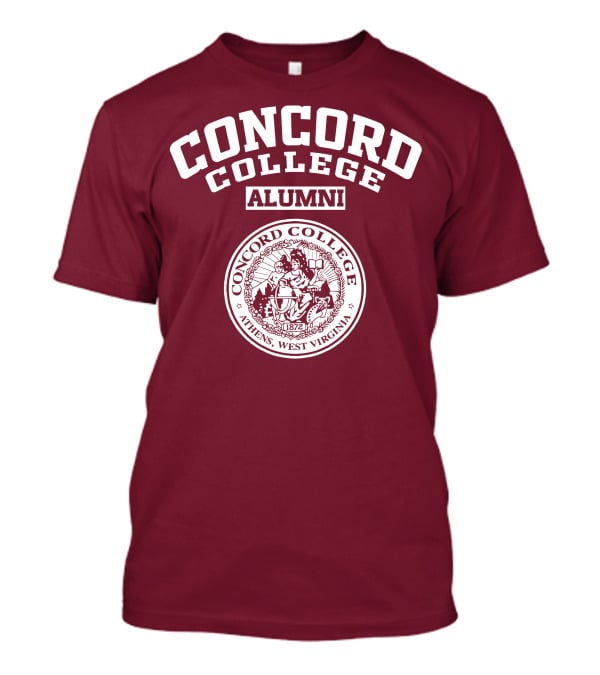 Concord College Alumni Athens West Virginia 1872 T-Shirt