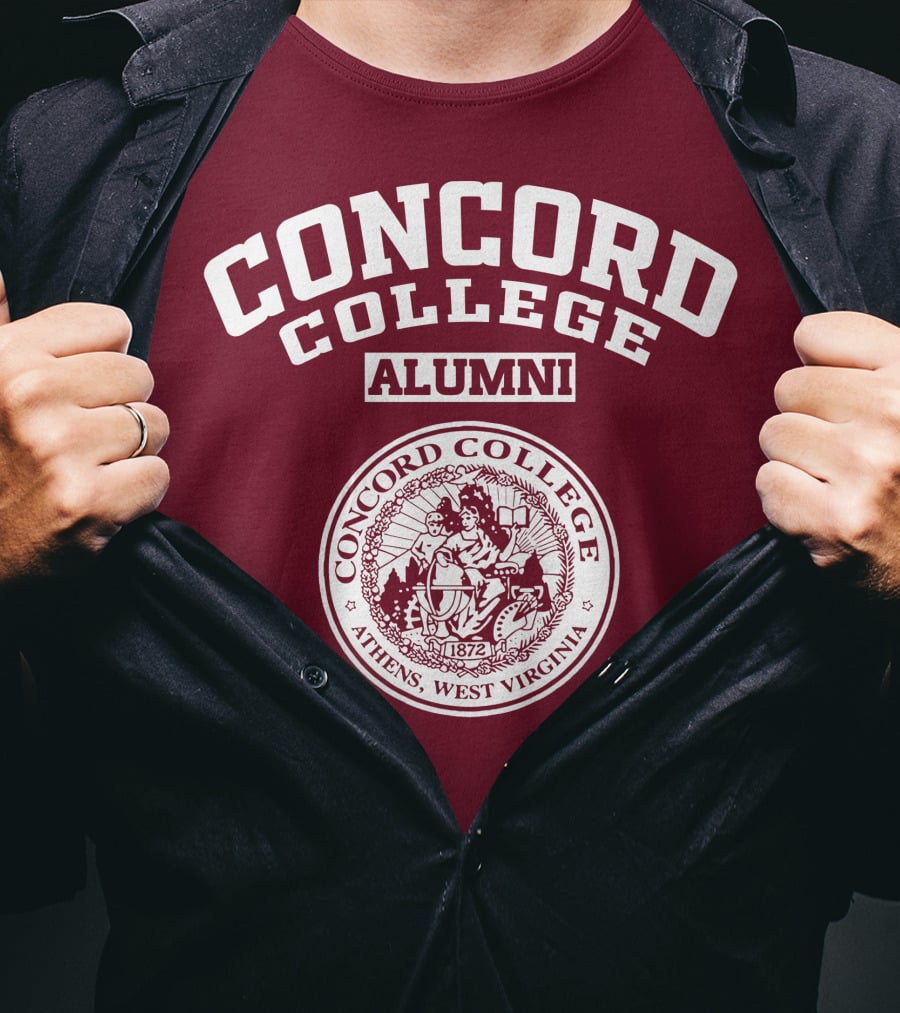 Concord College Alumni Athens West Virginia 1872 T-Shirt