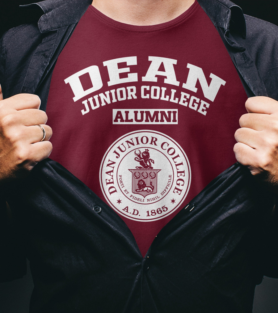 Dean Junior College Alumni Seal A.D. 1865 T-Shirt