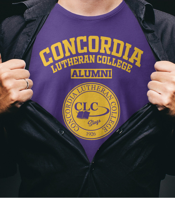 CONCORDIA LUTHERAN COLLEGE ALUMNI CLC STAGS 1926 T-Shirt