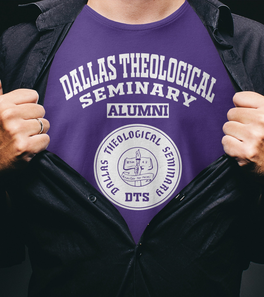 Dallas Theological Seminary Alumni Logo DTS 2 Tim 4:2 Kēruxon Ton Logon T-Shirt
