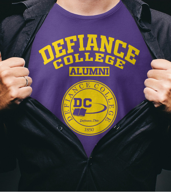 Defiance College Alumni DC Logo Defiance Ohio 1850 T-Shirt