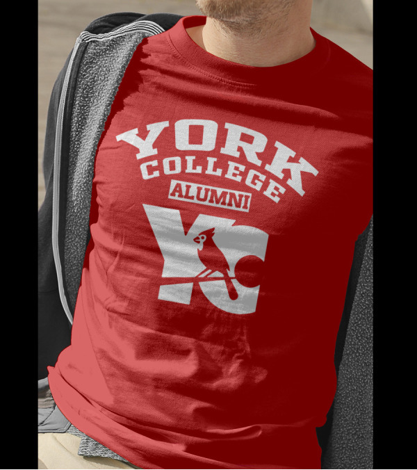 York College Alumni YC Cardinal T-Shirt