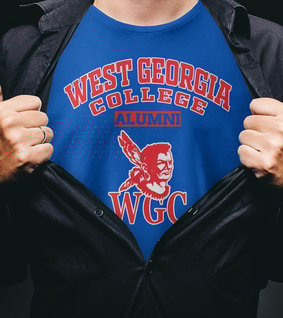 West Georgia College Alumni WGC Logo Native American T-Shirt