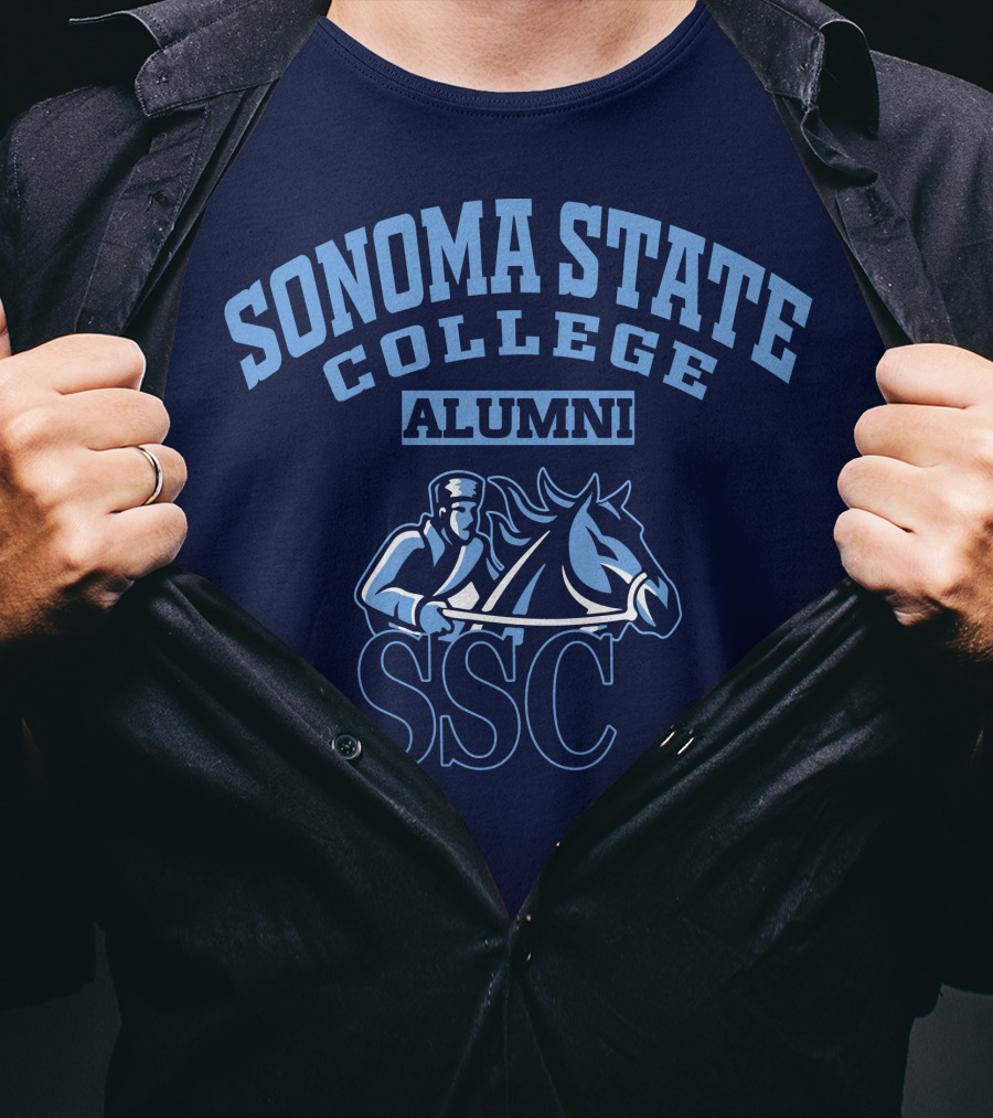 Sonoma State College Alumni SSC Horseman T-Shirt