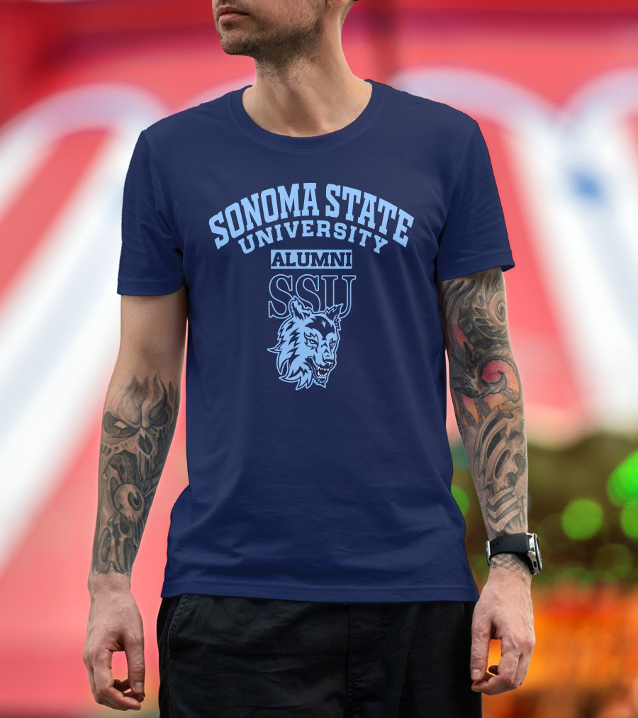 Sonoma State University Alumni SSU Wolf T-Shirt