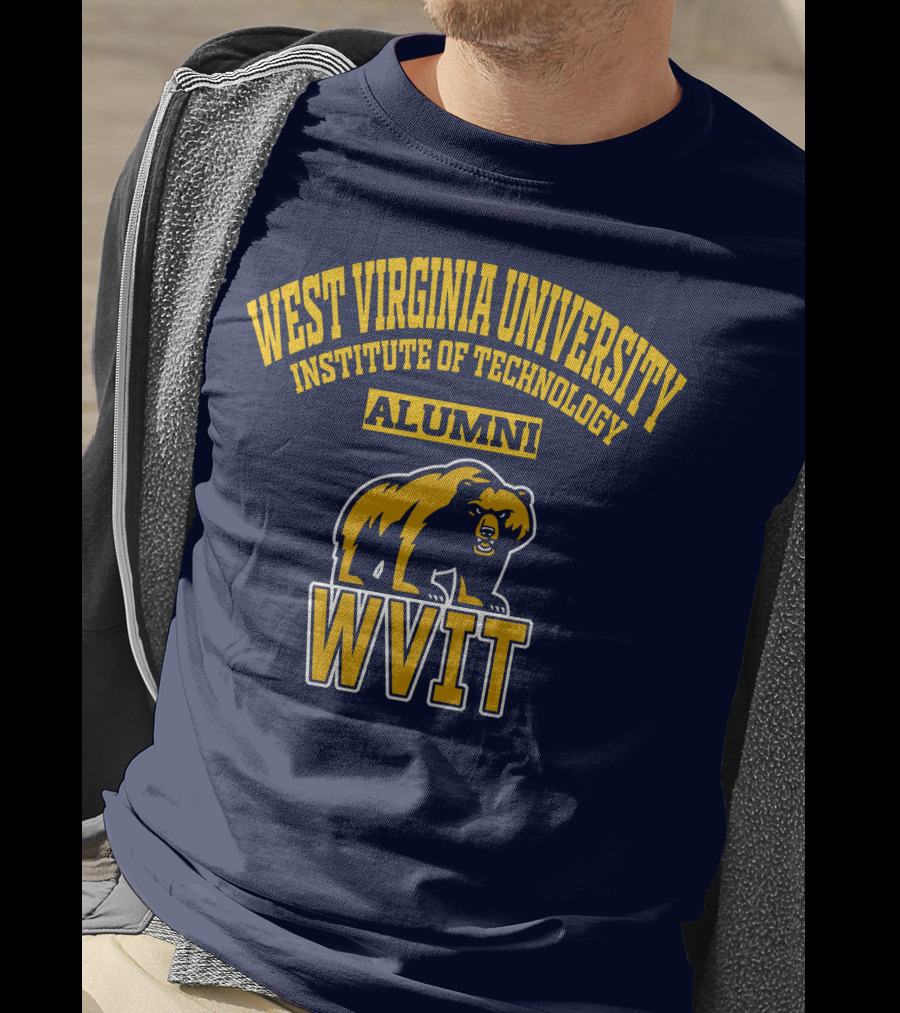 West Virginia University Institute Of Technology Alumni WVIT Bear T-Shirt