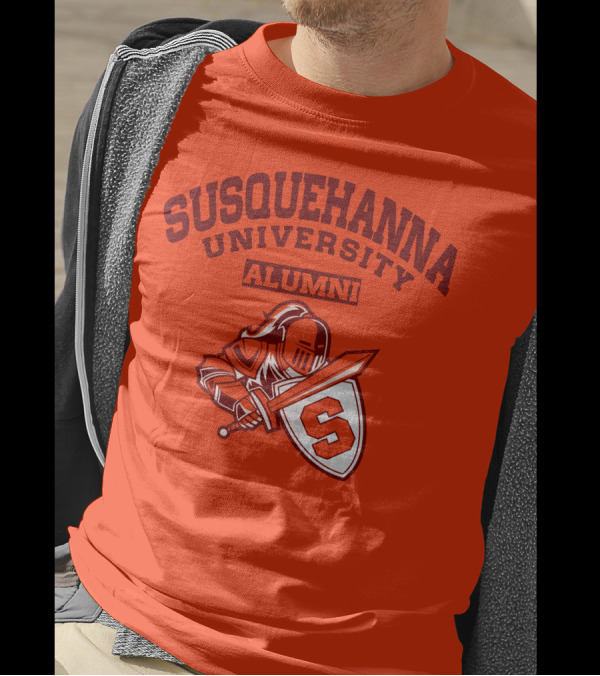 Susquehanna University Alumni Knight Shield S T-Shirt