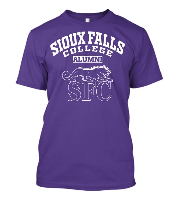 Sioux Falls College Alumni SFC Panther Purple T-Shirt