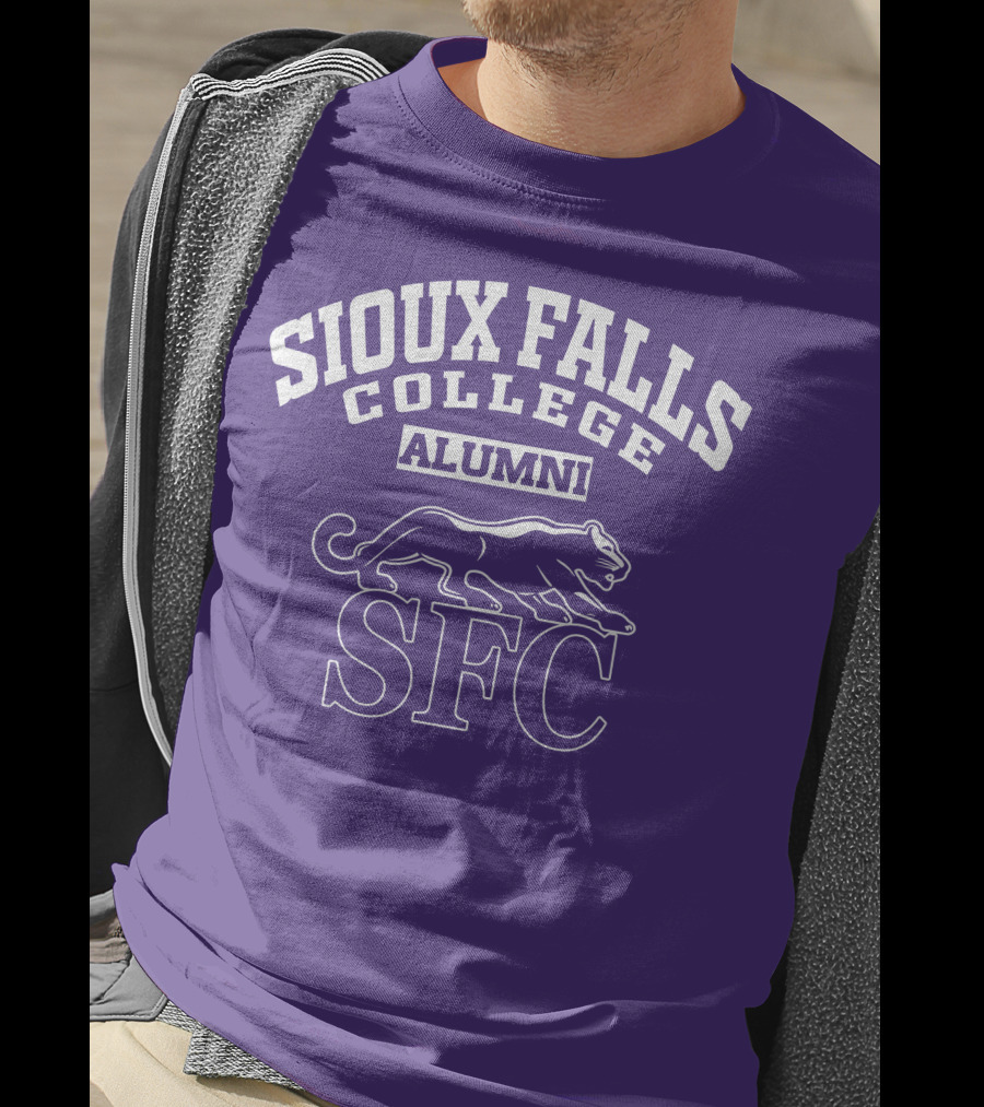 Sioux Falls College Alumni SFC Panther Purple T-Shirt