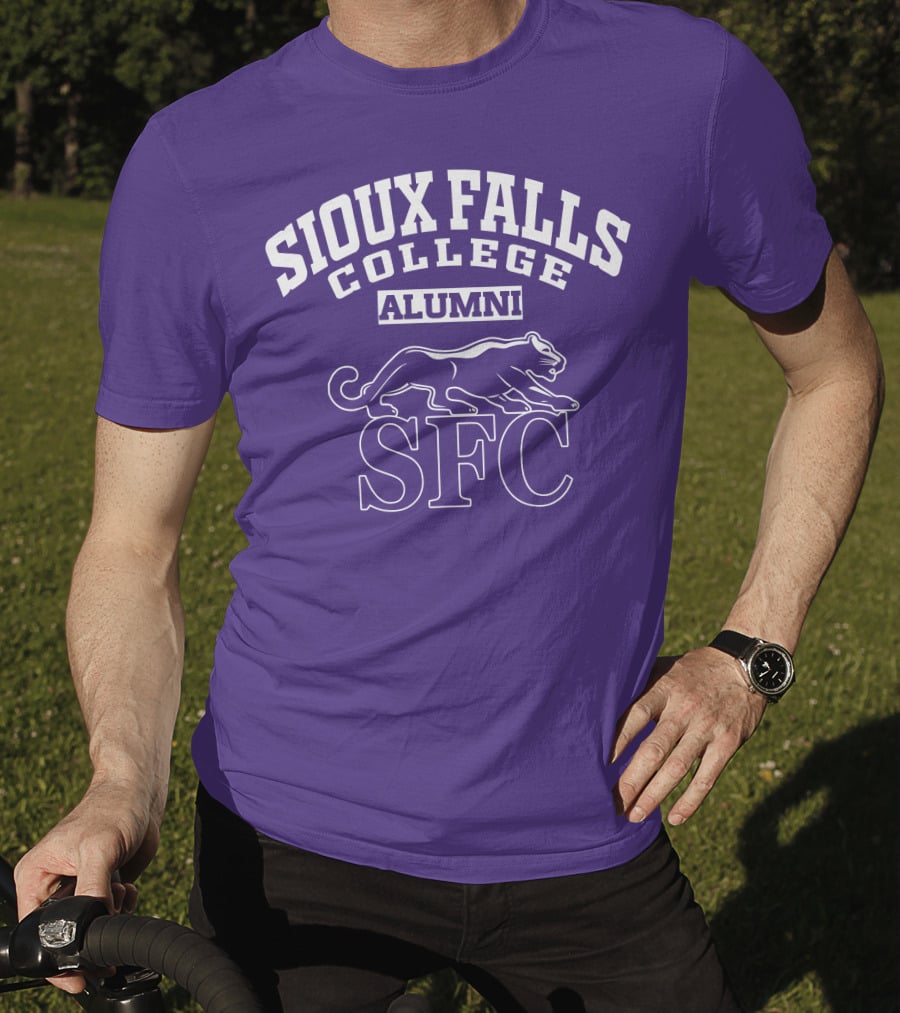 Sioux Falls College Alumni SFC Panther Purple T-Shirt