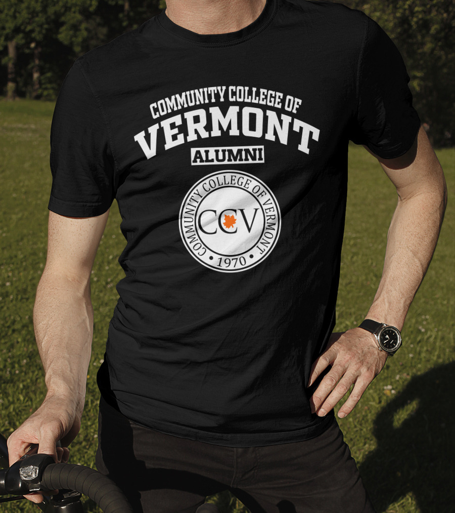 Community College Of Vermont Alumni 1970 Seal CCV T-Shirt