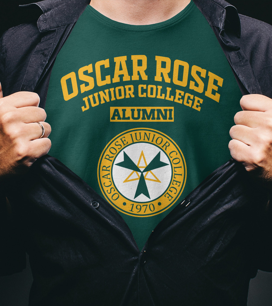 Oscar Rose Junior College Alumni 1970 Circle Emblem T-Shirt